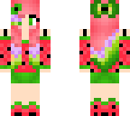 melon girl with purple