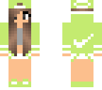 pastel green nike girl