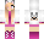 pink wolf girl