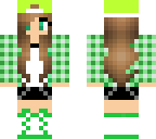 plaided girl