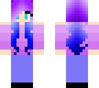 purple and blue girl