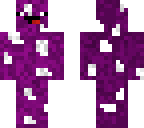 purple cow with derp face