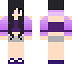 purple cute girl