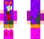 purple haired girl
