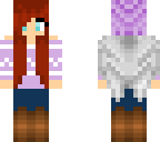 purple winged girl