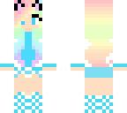 rainbow wolf girl