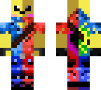 red and blue