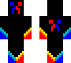 red and blue fire