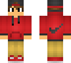 red nike hoodie