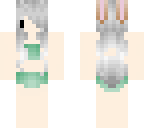 silver hair bathing suit
