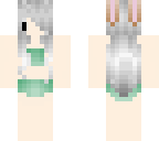 silver hair bathing suit