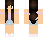 spring brunette girl