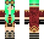 steampunk girl on steve layout