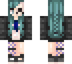water skull girl