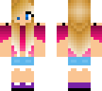 blonde girl hair