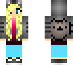 blonde ombre pusheen girl