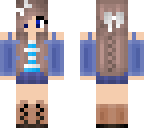 blue girl