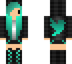 chibi teal girl