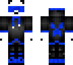cool blue panda