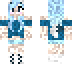 cute blue fox gamer