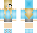 cute blue girl