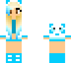 cute blue pandabear