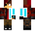 half foxy half herobrine boy