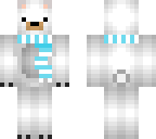polar bear with scarf