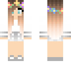 rainbow flower crown girl