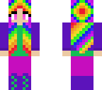 rainbow shadow girl