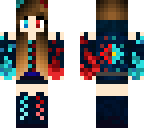 red blue girl