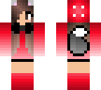wolf girl red