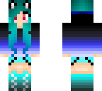 blue cat hoodie girl