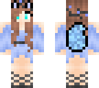 blue cool girl