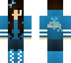 blue dolphin girl