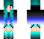 blue girl with hoodie