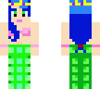 blue green mermaid