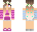 cute pink and blue skin