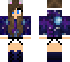 galaxy wolf girl