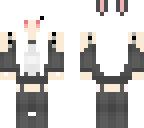 grey bunny girl