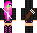 pink neon archer