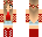 pretty red girl 