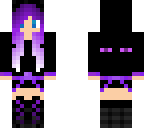 purple gamer girl