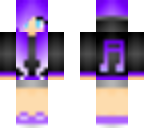 purple music girl