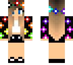 rainbow flower girl