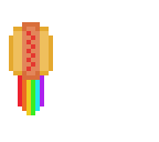 rainbow hotdog