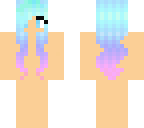 aqua hair girl base