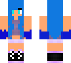 blue hair aphmau