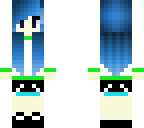 blue haired girl