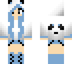 blue panda
